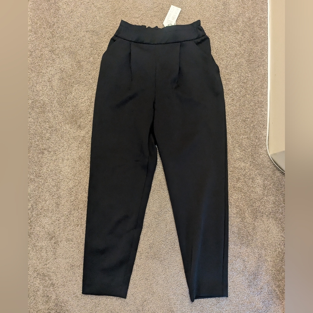 Express navy blue supersoft double knit pull on pants